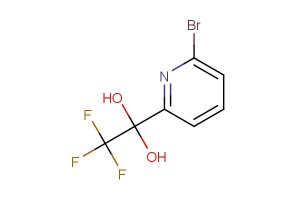 1-(6-bromopyridin-2-yl)-2,2,2-trifluoroethane-1,1-diol