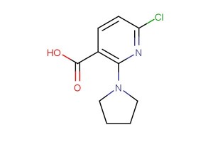6-chloro-2-(pyrrolidin-1-yl)nicotinic acid