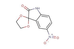 5-nitrospiro[indoline-3,2'-[1,3]dioxolan]-2-one