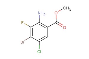 methyl 2-amino-4-bromo-5-chloro-3-fluorobenzoate