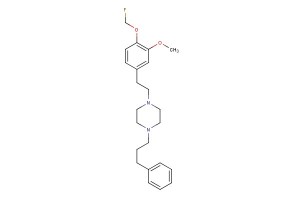 1-(4-(fluoromethoxy)-3-methoxyphenethyl)-4-(3-phenylpropyl)piperazine