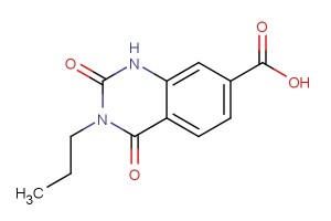 2,4-dioxo-3-propyl-1,2,3,4-tetrahydroquinazoline-7-carboxylic acid