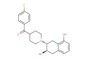 (1-((2R,3R)-3,8-dihydroxy-1,2,3,4-tetrahydronaphthalen-2-yl)piperidin-4-yl)(4-fluorophenyl)methanone