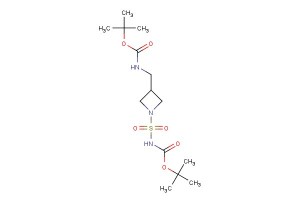 tert-butyl ((3-(((tert-butoxycarbonyl)amino)methyl)azetidin-1-yl)sulfonyl)carbamate