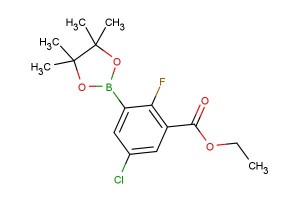 ethyl 5-chloro-2-fluoro-3-(4,4,5,5-tetramethyl-1,3,2-dioxaborolan-2-yl)benzoate