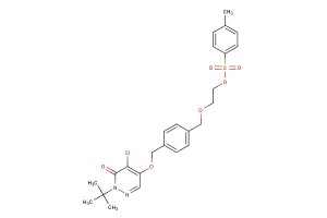 2-((4-(((1-(tert-butyl)-5-chloro-6-oxo-1,6-dihydropyridazin-4-yl)oxy)methyl)benzyl)oxy)ethyl 4-methylbenzenesulfonate