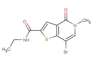 7-bromo-N-ethyl-5-methyl-4-oxo-4,5-dihydrothieno[3,2-c]pyridine-2-carboxamide