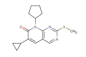 8-cyclopentyl-6-cyclopropyl-2-(methylthio)pyrido[2,3-d]pyrimidin-7(8H)-one