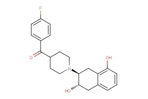 (1-((2S,3S)-3,8-dihydroxy-1,2,3,4-tetrahydronaphthalen-2-yl)piperidin-4-yl)(4-fluorophenyl)methanone