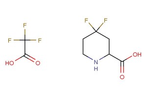 2,2,2-trifluoroacetic acid compound with 4,4-difluoropiperidine-2-carboxylic acid (1:1)