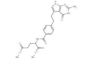 sodium (4-(2-(2-amino-4-oxo-4,7-dihydro-3H-pyrrolo[2,3-d]pyrimidin-5-yl)ethyl)benzoyl)-D-glutamate
