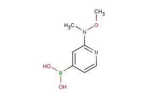 (2-(methoxy(methyl)amino)pyridin-4-yl)boronic acid