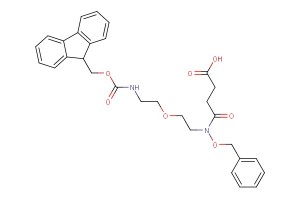 10-(benzyloxy)-1-(9H-fluoren-9-yl)-3,11-dioxo-2,7-dioxa-4,10-diazatetradecan-14-oic acid