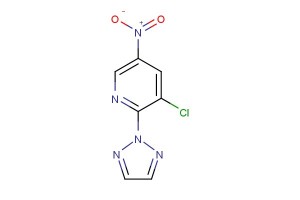 3-chloro-5-nitro-2-(2H-1,2,3-triazol-2-yl)pyridine
