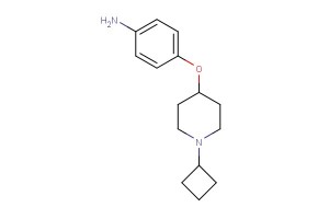 4-((1-cyclobutylpiperidin-4-yl)oxy)aniline