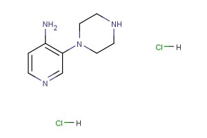 3-(piperazin-1-yl)pyridin-4-amine dihydrochloride