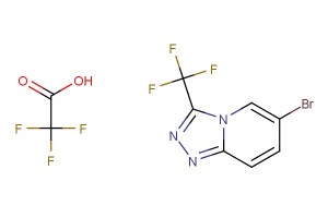 6-bromo-3-(trifluoromethyl)-[1,2,4]triazolo[4,3-a]pyridine 2,2,2-trifluoroacetate