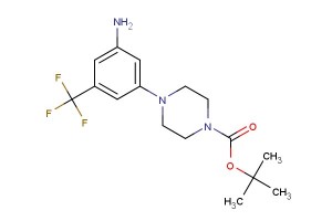 tert-butyl 4-(3-amino-5-(trifluoromethyl)phenyl)piperazine-1-carboxylate