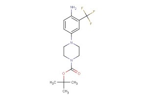 tert-butyl 4-(4-amino-3-(trifluoromethyl)phenyl)piperazine-1-carboxylate