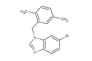 6-bromo-1-(2,5-dimethylbenzyl)-1H-benzo[d]imidazole
