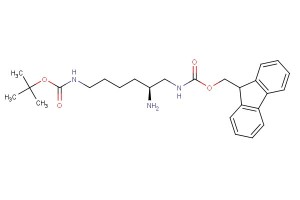 (9H-fluoren-9-yl)methyl tert-butyl (2-aminohexane-1,6-diyl)(S)-dicarbamate