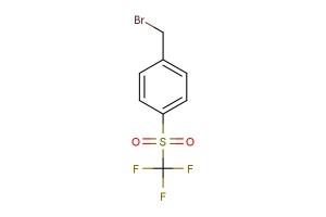 1-(bromomethyl)-4-(trifluoromethylsulfonyl)benzene