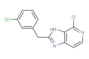 4-chloro-2-(3-chlorobenzyl)-3H-imidazo[4,5-c]pyridine