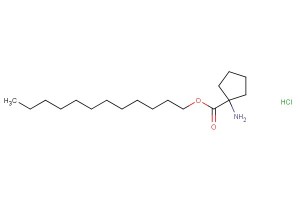 dodecyl 1-aminocyclopentane-1-carboxylate hydrochloride