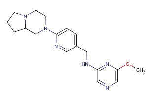 N-((6-(hexahydropyrrolo[1,2-a]pyrazin-2(1H)-yl)pyridin-3-yl)methyl)-6-methoxypyrazin-2-amine