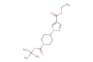tert-butyl 4-(4-(ethoxycarbonyl)-1H-pyrazol-1-yl)piperidine-1-carboxylate