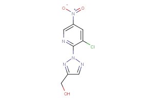 (2-(3-chloro-5-nitropyridin-2-yl)-2H-1,2,3-triazol-4-yl)methanol