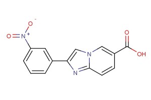 2-(3-nitrophenyl)imidazo[1,2-a]pyridine-6-carboxylic acid