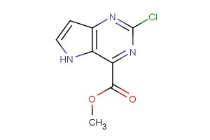 methyl 2-chloro-5H-pyrrolo[3,2-d]pyrimidine-4-carboxylate