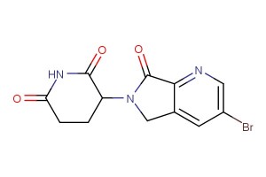 3-(3-bromo-7-oxo-5,7-dihydro-6H-pyrrolo[3,4-b]pyridin-6-yl)piperidine-2,6-dione