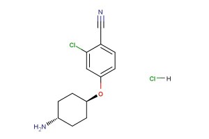 4-[(trans-4-Aminocyclohexyl)oxy]-2-chlorobenzonitrile hydrochloride