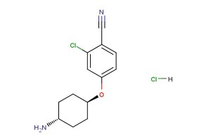 4-(((1r,4r)-4-aminocyclohexyl)oxy)-2-chlorobenzonitrile hydrochloride