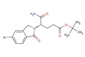 tert-butyl (S)-5-amino-4-(5-bromo-1-oxoisoindolin-2-yl)-5-oxopentanoate