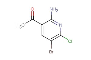 1-(2-amino-5-bromo-6-chloropyridin-3-yl)ethan-1-one