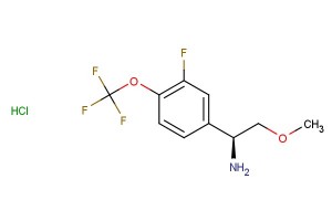 (S)-1-(3-fluoro-4-(trifluoromethoxy)phenyl)-2-methoxyethan-1-amine hydrochloride