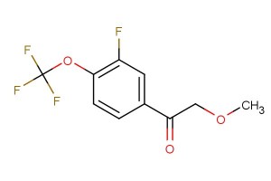 1-(3-fluoro-4-(trifluoromethoxy)phenyl)-2-methoxyethan-1-one
