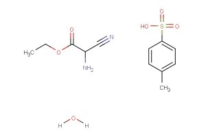 ethyl 2-amino-2-cyanoacetate 4-methylbenzenesulfonate hydrate