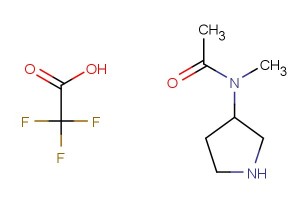 N-methyl-N-(pyrrolidin-3-yl)acetamide 2,2,2-trifluoroacetic acid