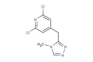 2,6-dichloro-4-((4-methyl-4H-1,2,4-triazol-3-yl)methyl)pyridine