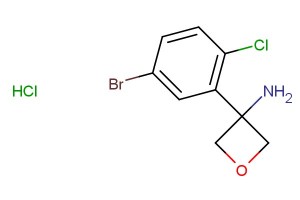 3-(5-bromo-2-chlorophenyl)oxetan-3-amine hydrochloride