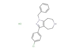 1-benzyl-3-(4-chlorophenyl)-1,4,5,6,7,8-hexahydropyrazolo[3,4-d]azepine hydrochloride