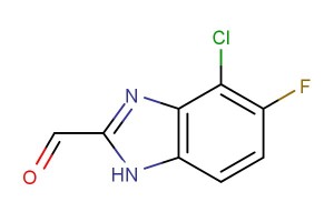 4-chloro-5-fluoro-1H-benzo[d]imidazole-2-carbaldehyde