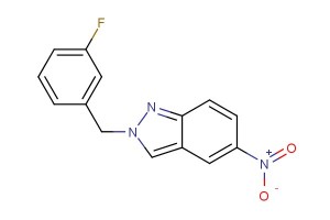 2-(3-fluorobenzyl)-5-nitro-2H-indazole