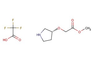 methyl (R)-2-(pyrrolidin-3-yloxy)acetate 2,2,2-trifluoroacetic acid