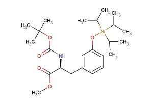 methyl (S)-2-((tert-butoxycarbonyl)amino)-3-(3-((triisopropylsilyl)oxy)phenyl)propanoate