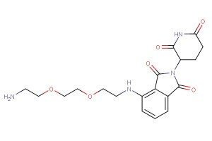 4-((2-(2-(2-aminoethoxy)ethoxy)ethyl)amino)-2-(2,6-dioxopiperidin-3-yl)isoindoline-1,3-dione